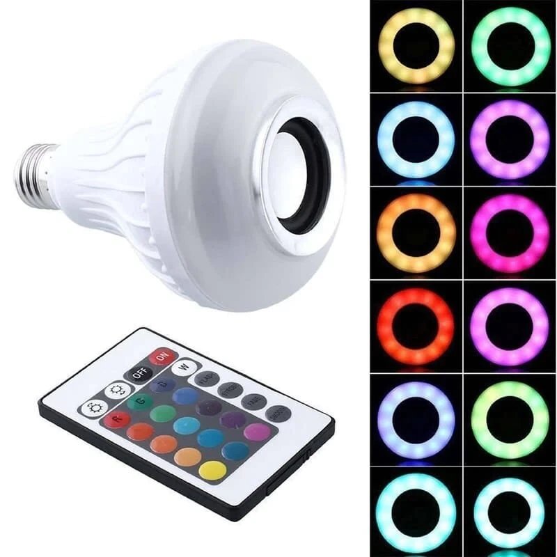 Bombillo Parlante Bluetooth Multicolor